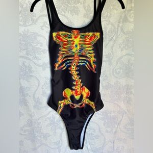 Super Fun Bathing High Cut Skeleton Size Med.